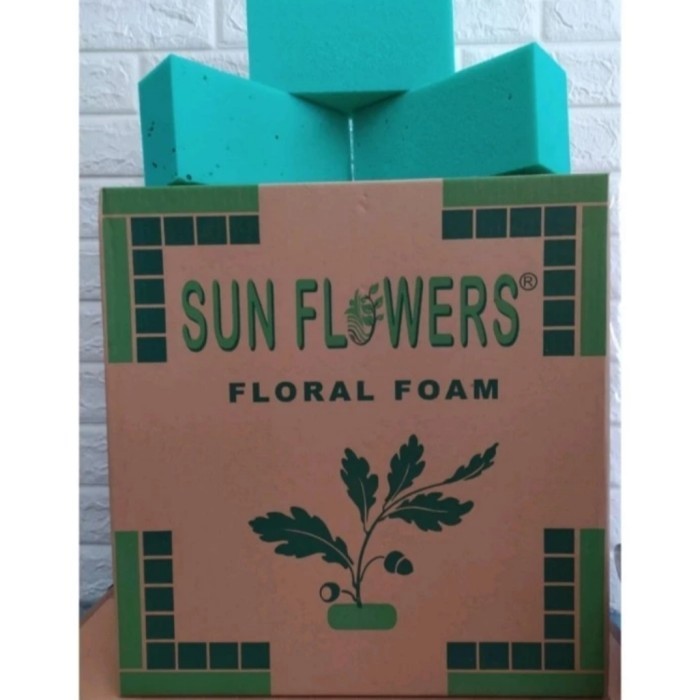 

Terlaris (1 Lusin) Floral Foam / Gabus Bunga / Gabus Hijau Promo Terbaru