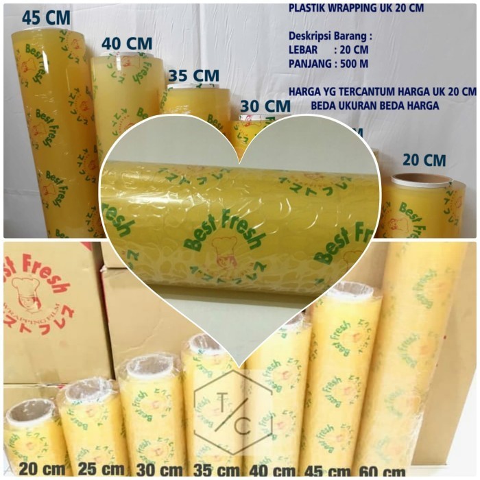 Terlaris Plastik Roll Wrapping Packing Makanan "Freshfood" Size 30Cmx500M Promo Terbaru