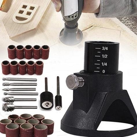 

Paket 29Pcs Dudukan Mini Grinder Dremel Set Bor Putar Pasir Amplas Rol | Opheliazulaikastore
