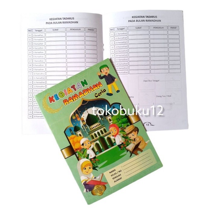 

Terbaru Buku Kegiatan Ramadhan Ceria - Hvs Cover Hijau 076