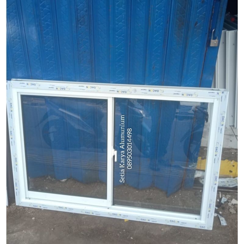 jendela Alumunium sliding ukuran 60x100