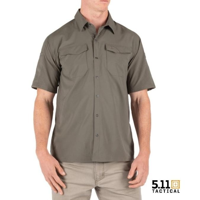 kemeja tactical pria big size 5.11 mens TACTICAL FREEDOM FLEX SHIRT