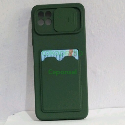 Soft Case Samsung A22 5G Slide Camera + Slot Card