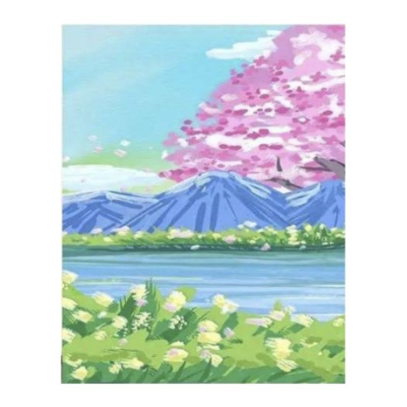 

Painting By Numbers Kit Lukisan Kanvas 40x50cm