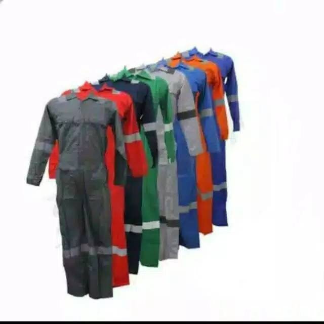 [FRESH STYLE] GET IT NOW Wearpack Coverall Safety/ Baju Bengkel/Seragam proyek/Seragam Lapangan