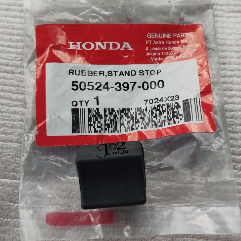 50524397000 Rubber stand stop karet standar 2 tengah Grand Supra Karisma Original AHM