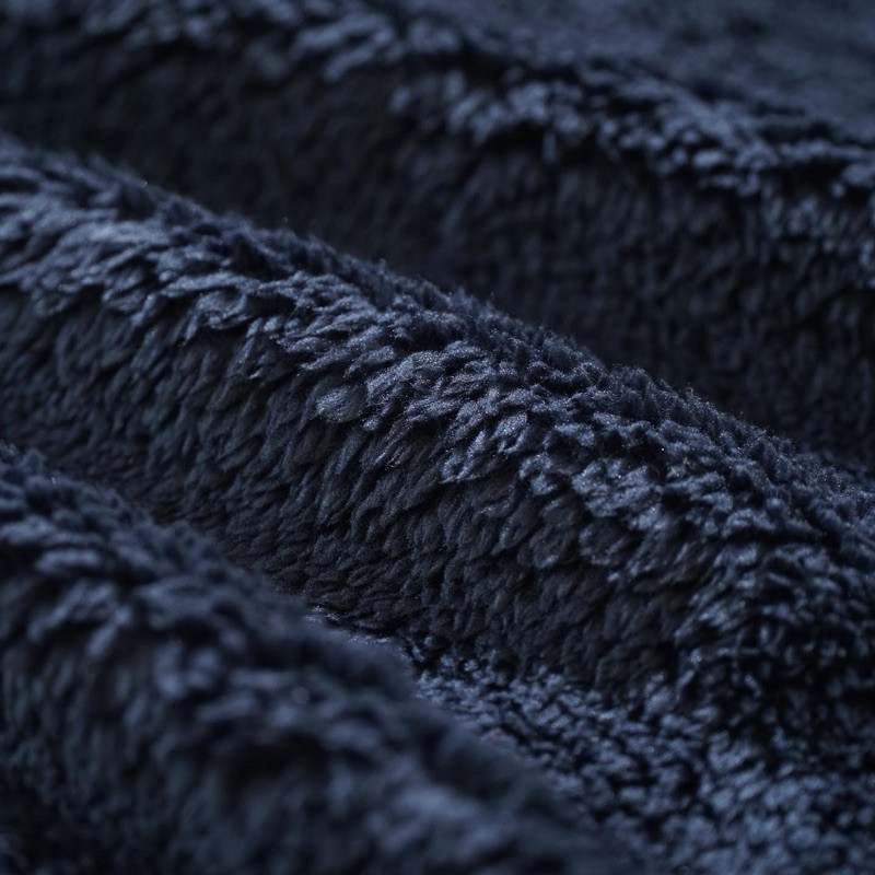 [HEAT IT UP] THE NEWEST PARSELS - Sign Navy Sherpa Cardigan