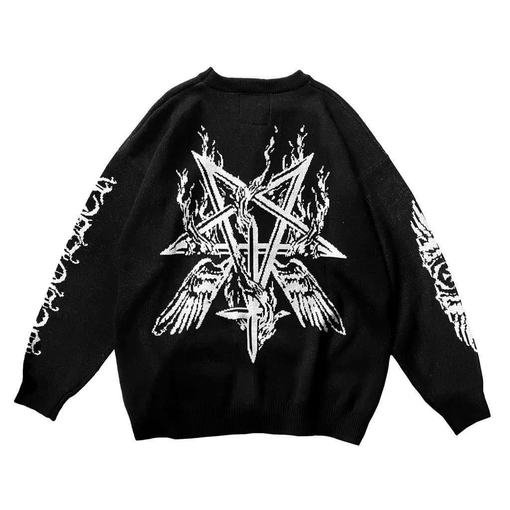 [HEAT IT UP] THE NEWEST Beholder Knitwear Slavery Crewneck