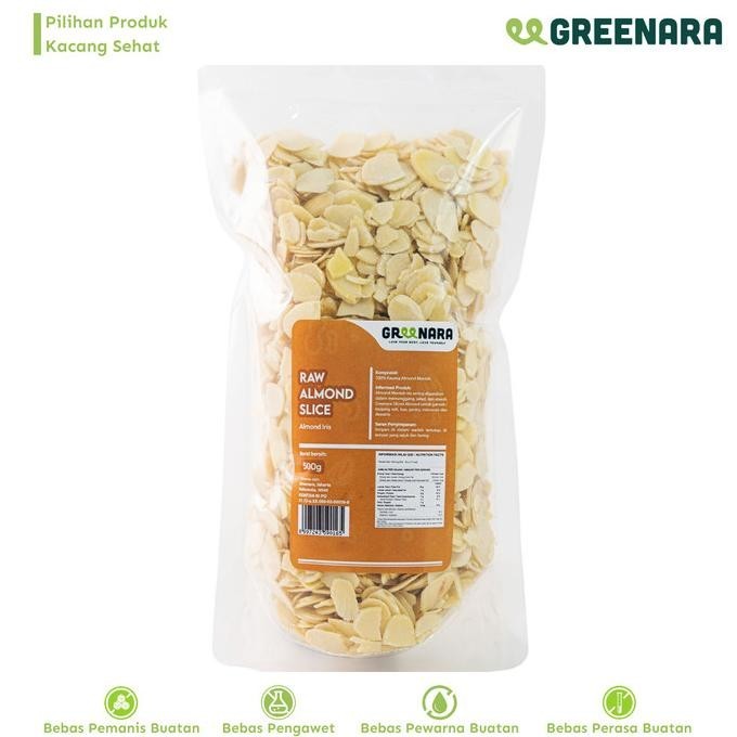 

Kacang Almond Iris 500Gr / Almond Slice Pengiriman Cepat