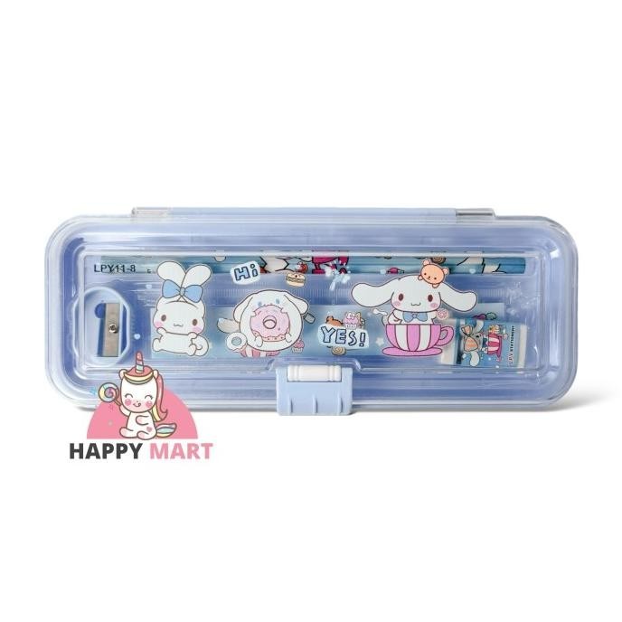 

Terjangkau - kotak pensil set KLIP motif sanrio kuromi / melody / cinnamoroll - Kuromi !!