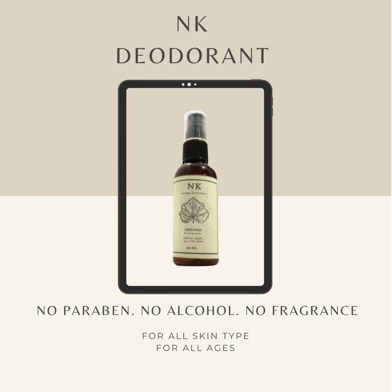 NK Deodorant Natural Deo Spray Nakha 60ML