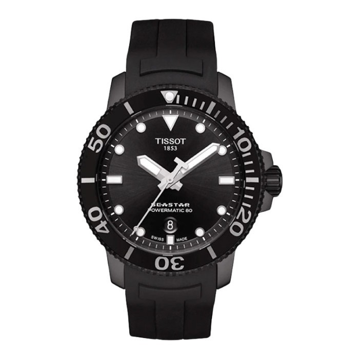 TISSOT Seastar 1000 Powermatic 80 T120.407.37.051.00 Black Black