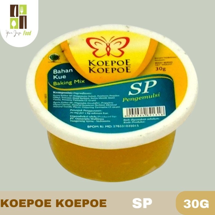 

Koepoe Koepoe / Kupu Bahan Kue / Baking Mix Pengemulsi Sp /Ovalett 30G