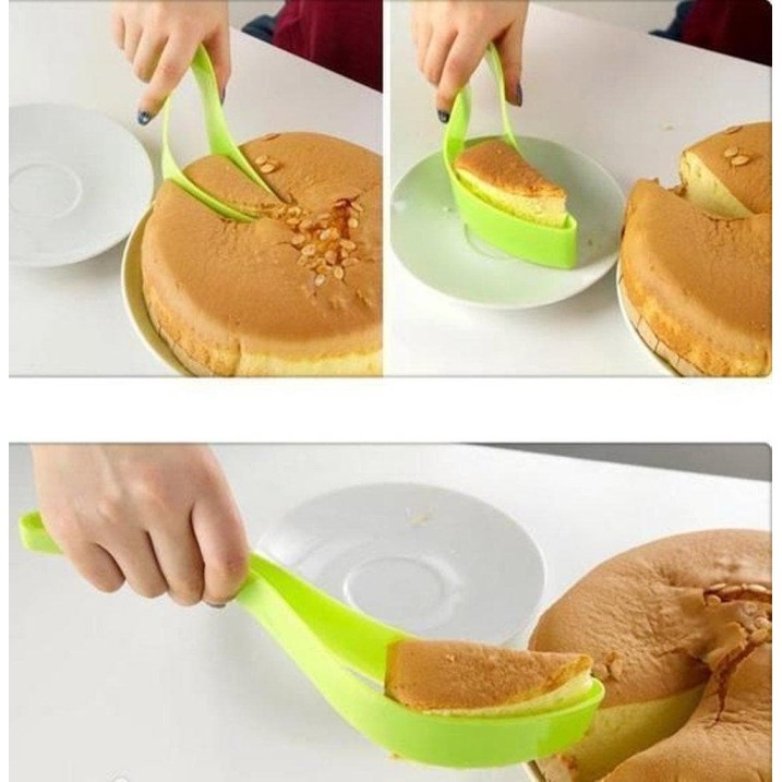 

Cake Slicer Pemotong Kue Mudah Rapi Praktis Bahan Plastik Aman