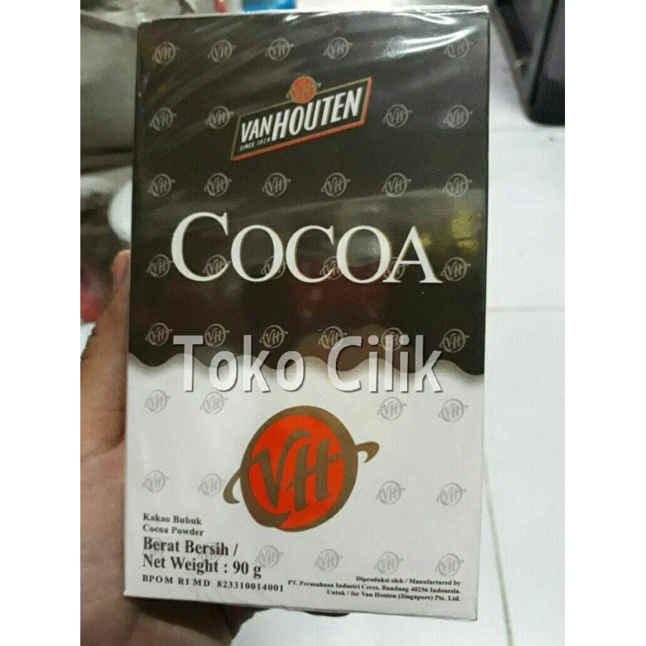 

Cocoa/Van Houtten/90 Gram//Bubuk/Tepung/Bahan/Kue/Puding/Cake