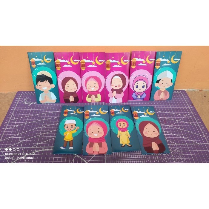 

Amplop Lebaran, Thr Desain Premium, Custom Cetak Mesin 09