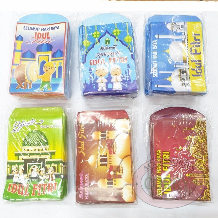 

Angpao Idul Fitri Lebaran Isi 100 10 Cm Amplop Uang Kuning Hijau