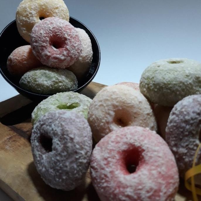 

TERMURAH DONAT WARNA MANIS 200gr / WIDARAN DONAT CEMILAN MANIS