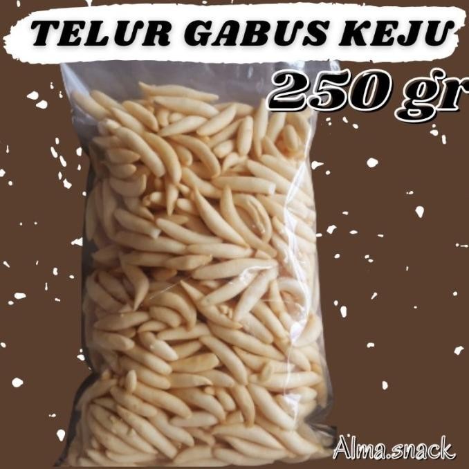 

ALMASNACK 250gr TELUR GABUS KEJU DD SNACK KILOAN MURAH