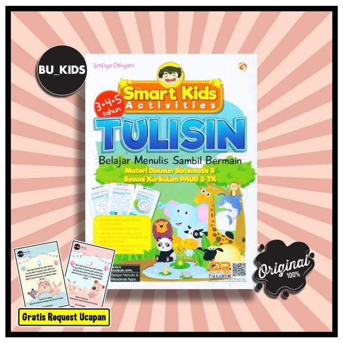 

BUKU ANAK TK & PAUD ; TULISIN - BELAJAR MENULIS SAMBIL BERMAIN Best Seller