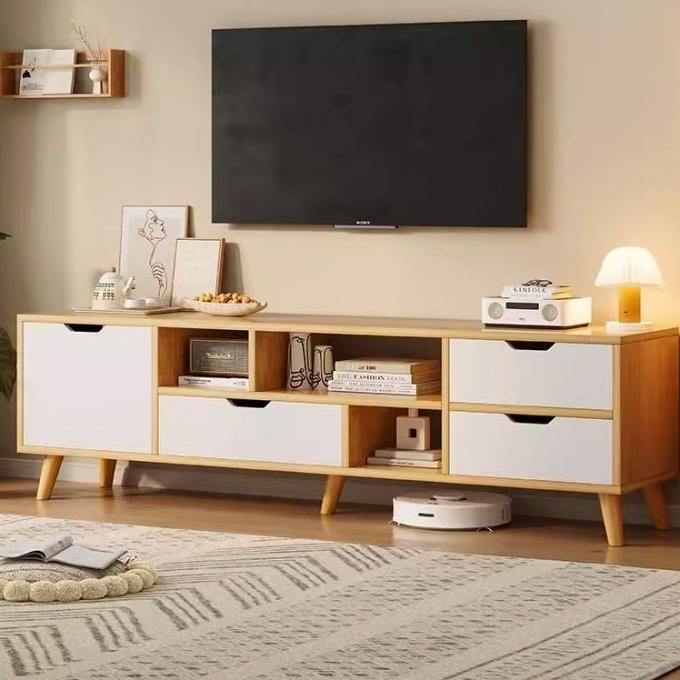 Dream Home Furniture Rak Tv / Meja Tv Minimalis Modern Nordic / Burgerxaxa