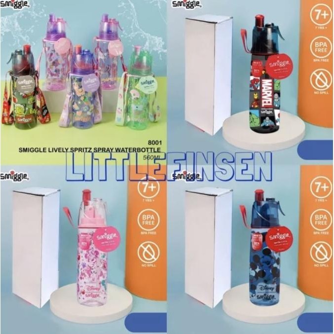 smiggle botol minum anak water bottle smiggle spray botol anak