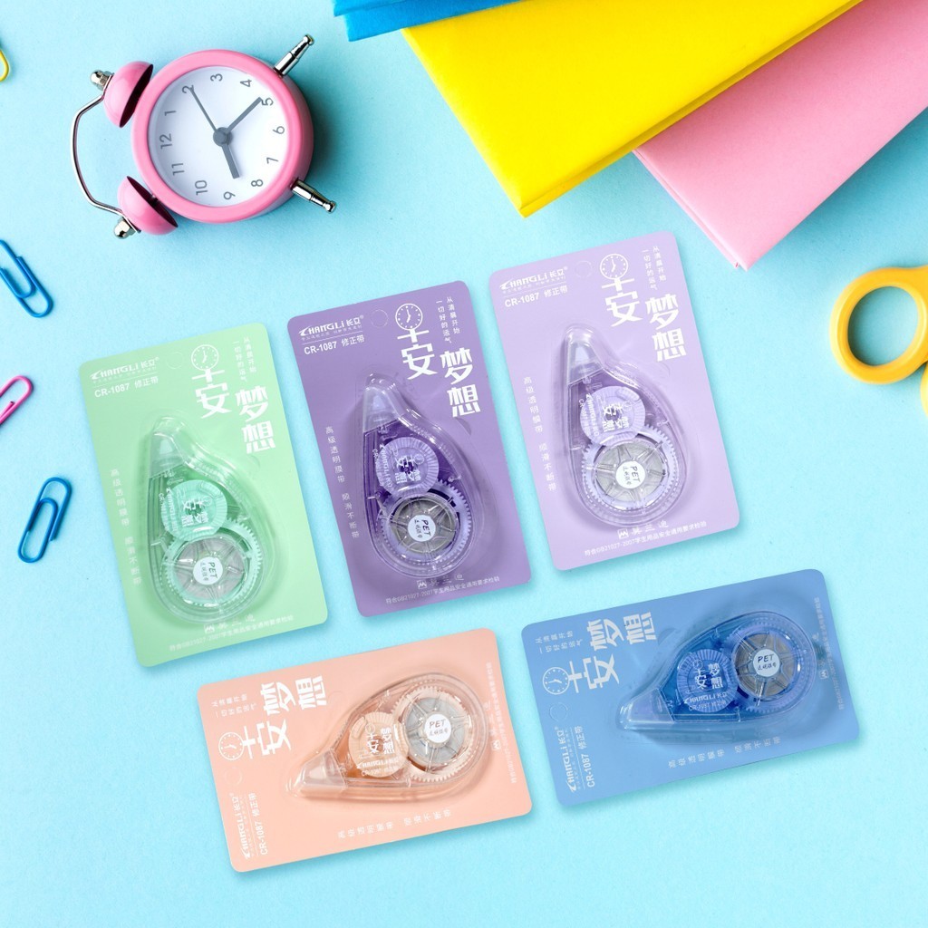 

Pita Koreksi/ Correction Tape/ Correction Pen/ Tipe X Rol/ Tip X Changli Panjang 13 M FANCY CR-1087