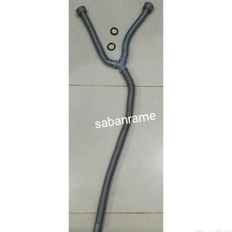 SELANG PEMBUANGAN BAK CUCI PIRING DOUBLE 2 LUBANG /AFUR | sahnaz