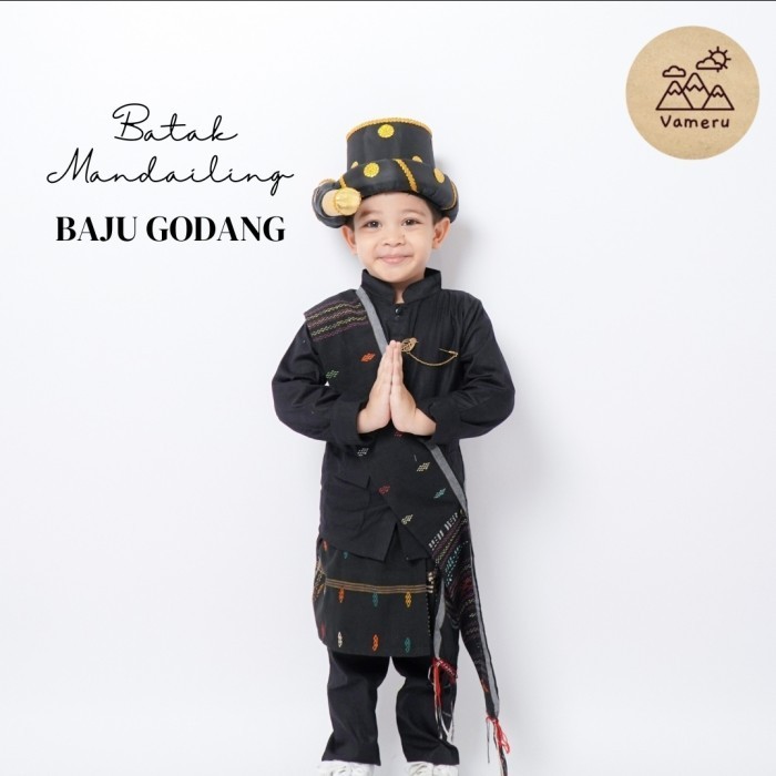 New BAJU ADAT BATAK MANDAILING ANAK LAKI LAKI