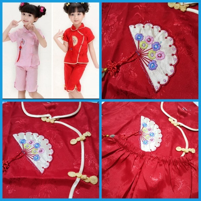 New BAJU CHEONGSAM/ QIPAO ANAK. IMLEK. IMPOR