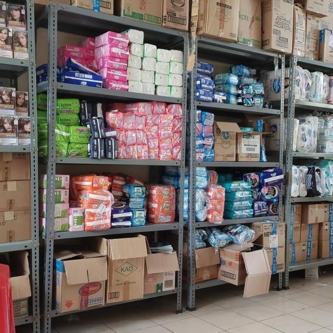 Kuyyy Borongan Rak Besi Gudang 5 Susun 100Cm X 40Cm X 200Cm Bekas Utuh Jiputstore