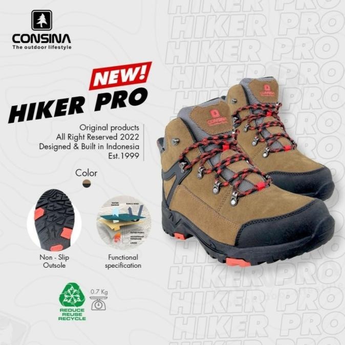 Sepatu Gunung Consina Hiker Pro Sepatu Hiking Treking Original Raisustore