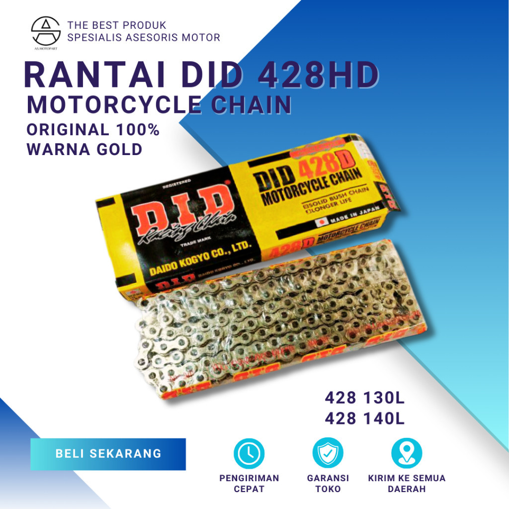 Rante 428 Gold Did Hsbt Rantai Did 428 Rantai Gold 428/ Rantai Gold /Rantai Gold Did 428 130