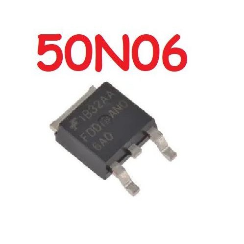 FDD50N06 FQD50N06 SUD50N06 ME50N06 50N06 50A 60V N-Ch MOSFET TO-252 SMD