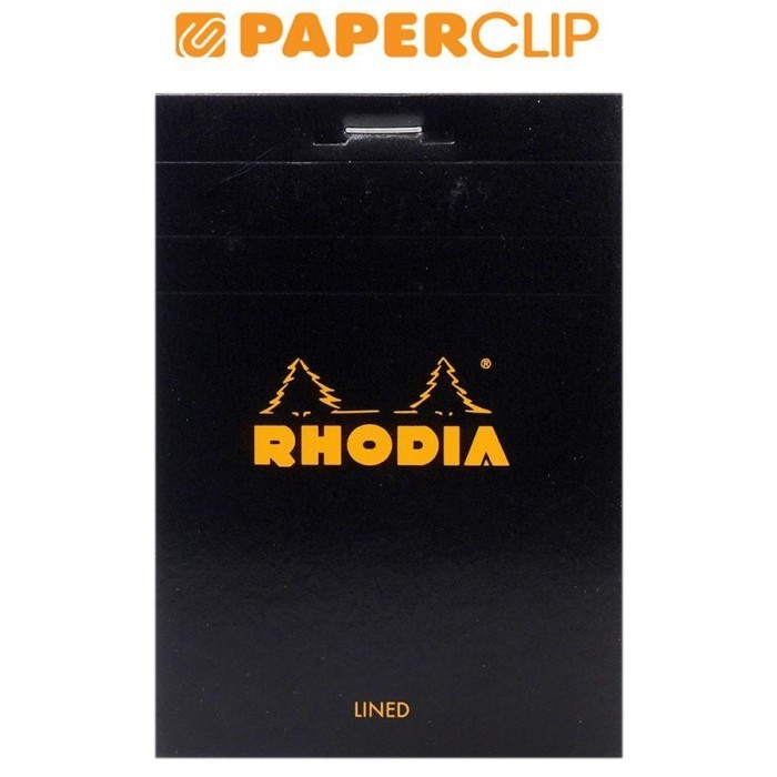 

Promo Bulan Ini Notepad Rhodia N12 Head Stapled Black 8.5X12 Lined 126009Expc Hot Sale