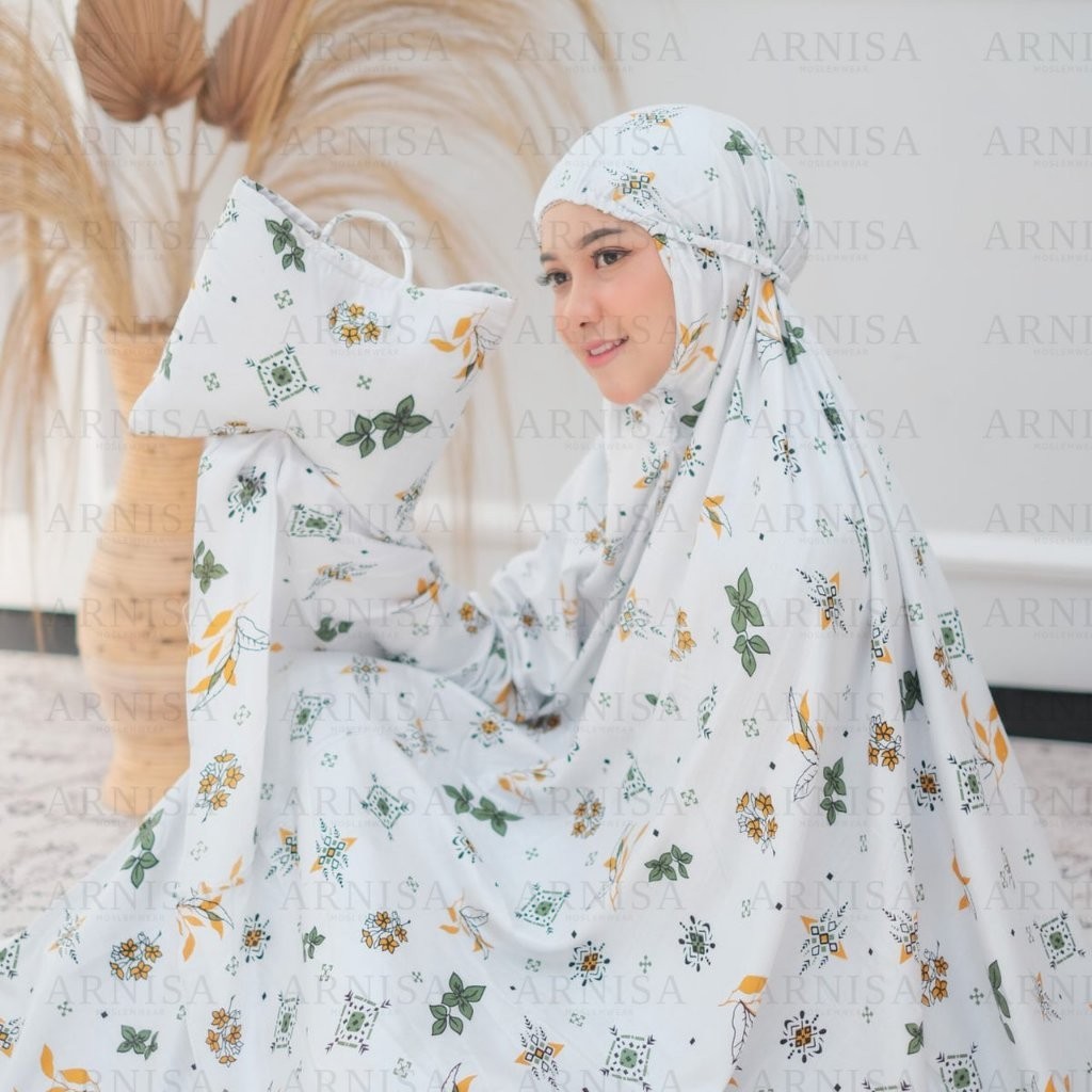 Promo Mega Sale 2.2 // Mukena Bali VALENCIA Standard Arnisa Official