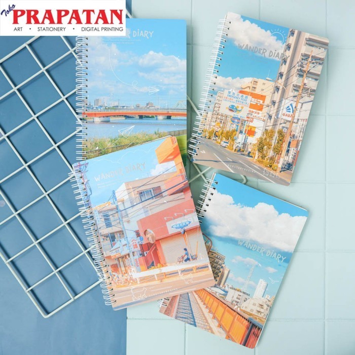 

Lucu Wander Diary Spiral Ruled Notebook A5 Murah