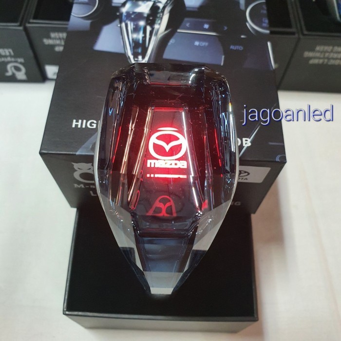 Terbaru Knop Tuas Perseneling Mobil Manual Matic Shift Persneling Kristal LED