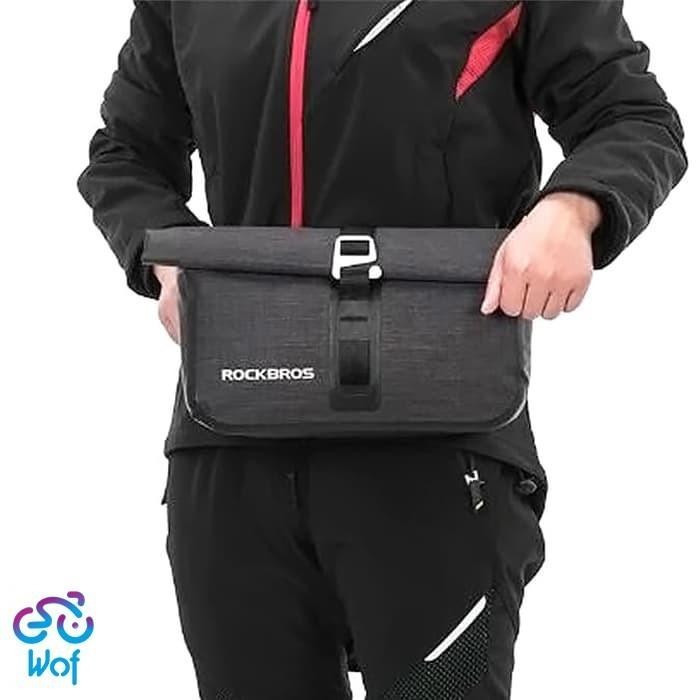 Rockbros As016 Tas Sepeda Bike Front Handlebar Bag Tas Depan Sepeda