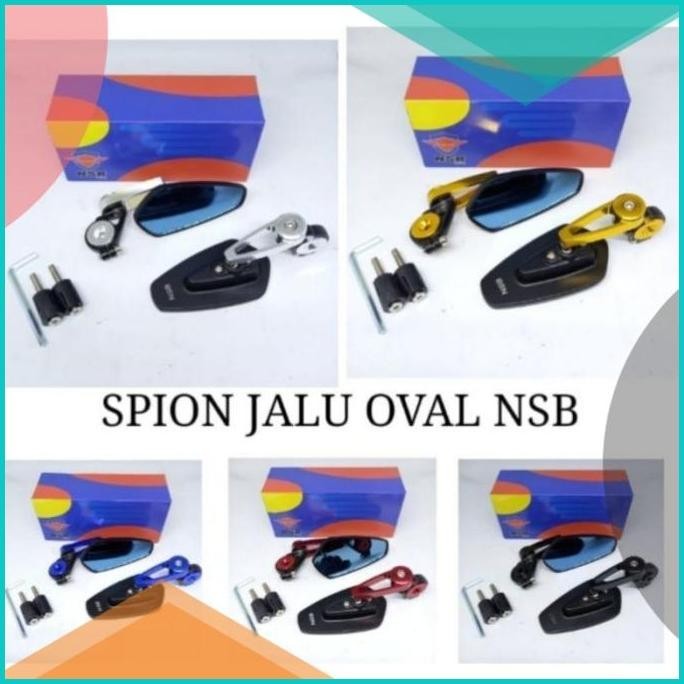 Spion Bar End Spion Stang Oval Nmax/Aerox/Pcx/Vario/Beat/Mio/Vixion 16