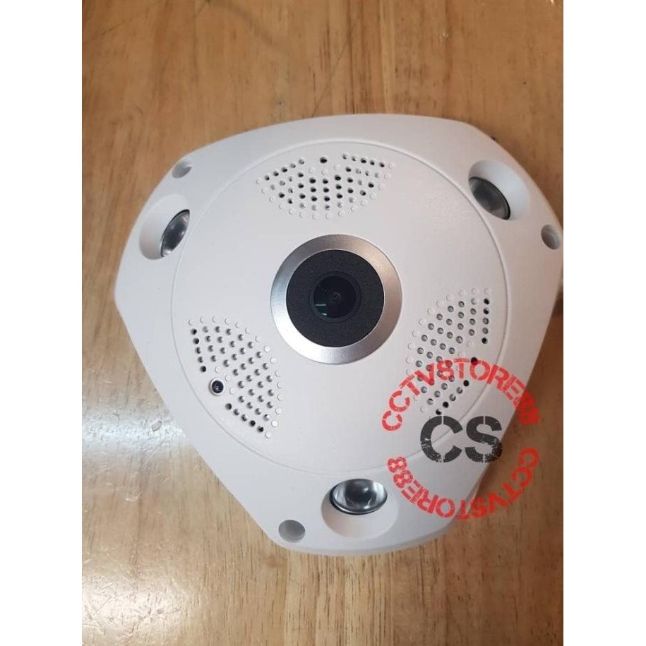 Kamera Ip Fish Eye 360 Derajat Wifi Cctv Panoramic 360 Derajat Delvikastore