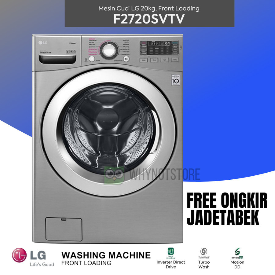 LG F2720SVTV Mesin Cuci Front Loading
