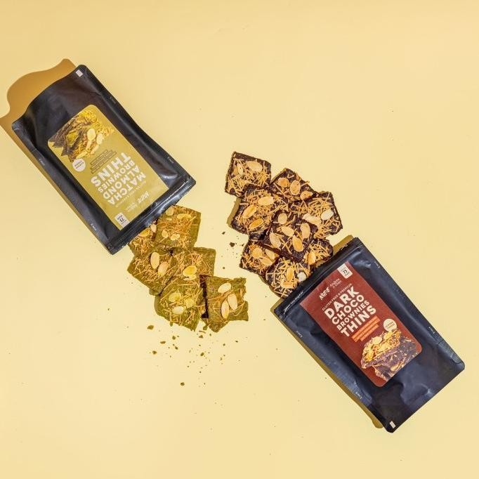 

Ready Nude X Andrea - Healthy Brownie Thins Gluten Free & Egg Free Snack Pengiriman Cepat