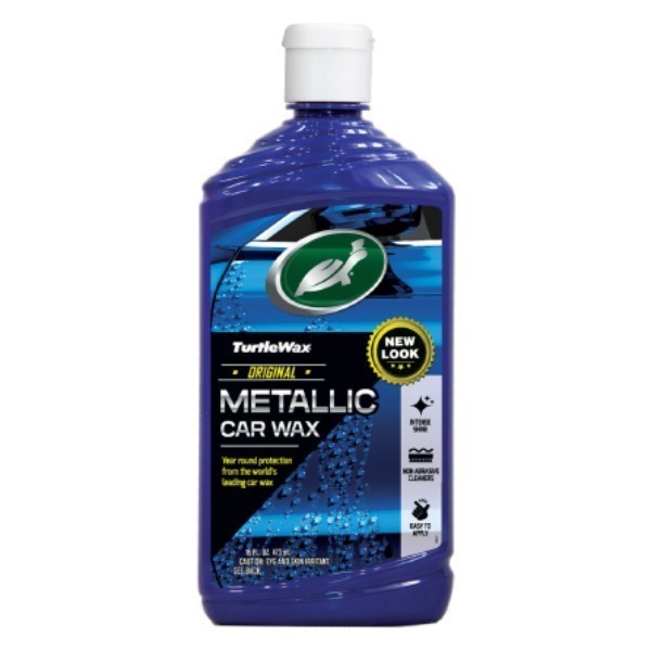 Turtle Wax Metallic Car Wax Liquid, Metalik Wax, Pengkilap Mobil