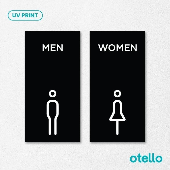 

Recomend Sign Toilet Minimalist 05 | Papan Toilet Men Women Akrilik Label Sign - Men - Hitam, 9 x 18 cm