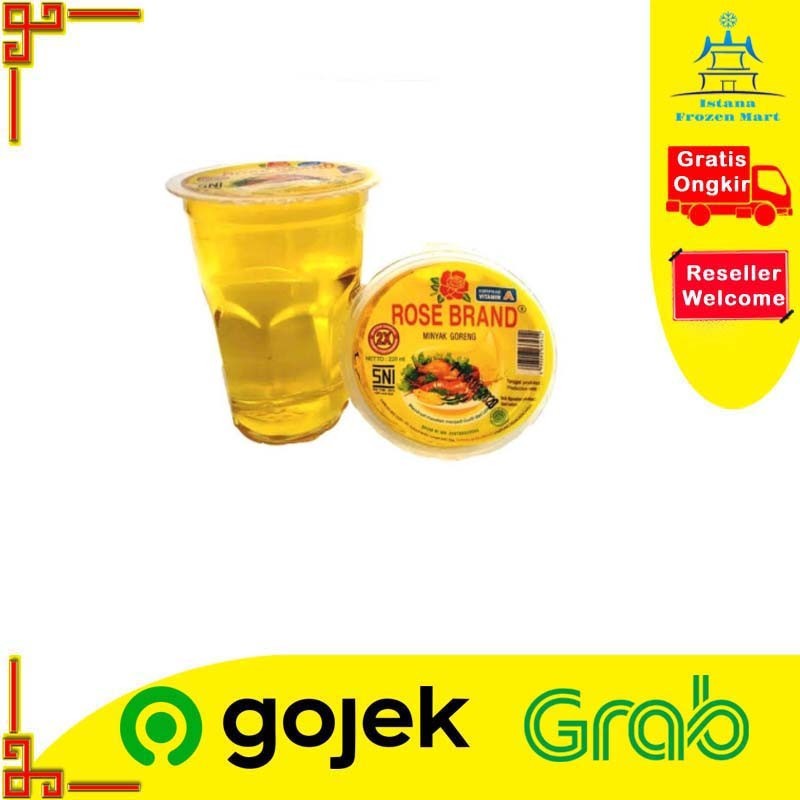 

Minyak Goreng Gelas ROSE BRAND Cooking Oil Cup 220 ML