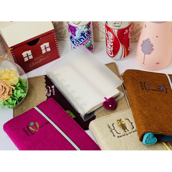 

Gilaa!!! Agenda File Binder A6 Cover Felt Jean Taiwan Hot Sale
