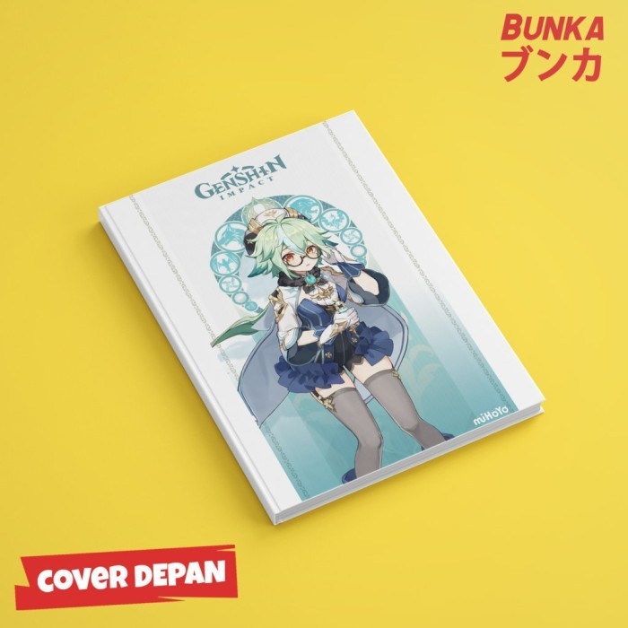 

Aman Notebook Game Genshin Impact Sucrose Hardcover A5 Agenda Planner Trendi