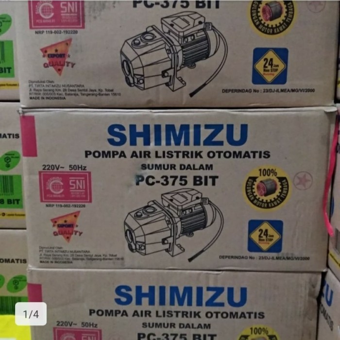 Shimizu Pompa Air Jet Pump Shimizu Daya Hisap 40Meter Khusus Gojek Terlaris
