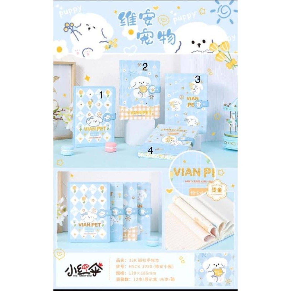 

Cantik Diary / Notebook Lucu / Agenda Import Limited